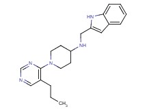 N-(1H-indol-2-ylmethyl)-1-(5-propylpyrimidin-4-yl)piperidin-4-amine