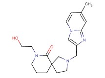 7-(2-hydroxyethyl)-2-[(7-methylimidazo[1,2-a]pyridin-2-yl)methyl]-2,7-diazaspiro[4.5]decan-6-one