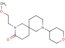 2-(2-methoxyethyl)-8-(tetrahydro-2H-pyran-4-yl)-2,8-diazaspiro[5.5]undecan-3-one