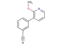 3-(2-methoxypyridin-3-yl)benzonitrile