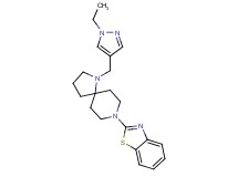 8-(1,3-benzothiazol-2-yl)-1-[(1-ethyl-1H-pyrazol-4-yl)methyl]-1,8-diazaspiro[4.5]decane