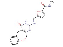 N-methyl-5-{[(4-oxo-3,4,5,11-tetrahydro[1]benzoxepino[3,4-d]pyrimidin-2-yl)amino]methyl}-2-furamide