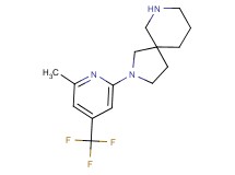 2-[6-methyl-4-(trifluoromethyl)pyridin-2-yl]-2,7-diazaspiro[4.5]decane