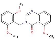 3-(2,6-dimethoxybenzyl)-5-methoxyquinazolin-4(3H)-one