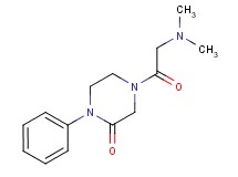 4-(N,N-dimethylglycyl)-1-phenyl-2-piperazinone