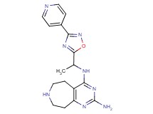 N~4~-[1-(3-pyridin-4-yl-1,2,4-oxadiazol-5-yl)ethyl]-6,7,8,9-tetrahydro-5H-pyrimido[4,5-d]azepine-2,4-diamine