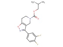 isobutyl 3-(3,4-difluorophenyl)-6,7-dihydroisoxazolo[4,5-c]pyridine-5(4H)-carboxylate