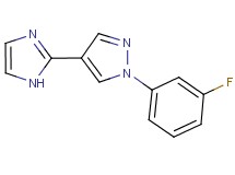 1-(3-fluorophenyl)-4-(1H-imidazol-2-yl)-1H-pyrazole