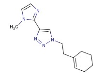 1-(2-cyclohex-1-en-1-ylethyl)-4-(1-methyl-1H-imidazol-2-yl)-1H-1,2,3-triazole