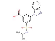 3-(1H-benzimidazol-1-yl)-5-[(isopropylamino)sulfonyl]benzoic acid