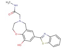 2-[7-(1,3-benzothiazol-2-yl)-9-hydroxy-2,3-dihydro-1,4-benzoxazepin-4(5H)-yl]-N-methylacetamide