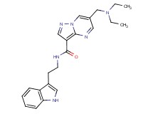 6-[(diethylamino)methyl]-N-[2-(1H-indol-3-yl)ethyl]pyrazolo[1,5-a]pyrimidine-3-carboxamide