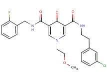 N-[2-(3-chlorophenyl)ethyl]-N'-(2-fluorobenzyl)-1-(2-methoxyethyl)-4-oxo-1,4-dihydro-3,5-pyridinedicarboxamide