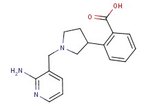 2-{1-[(2-amino-3-pyridinyl)methyl]-3-pyrrolidinyl}benzoic acid