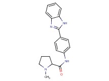 N-[4-(1H-benzimidazol-2-yl)phenyl]-1-methylprolinamide