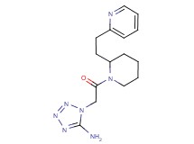 1-{2-oxo-2-[2-(2-pyridin-2-ylethyl)piperidin-1-yl]ethyl}-1H-tetrazol-5-amine