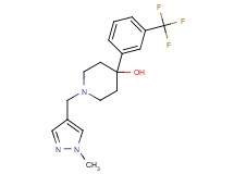 1-[(1-methyl-1H-pyrazol-4-yl)methyl]-4-[3-(trifluoromethyl)phenyl]-4-piperidinol