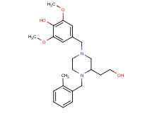 4-{[3-(2-hydroxyethyl)-4-(2-methylbenzyl)-1-piperazinyl]methyl}-2,6-dimethoxyphenol