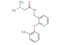 N~2~,N~2~-dimethyl-N~1~-{[2-(2-methylphenoxy)-3-pyridinyl]methyl}glycinamide