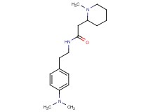 N-{2-[4-(dimethylamino)phenyl]ethyl}-2-(1-methylpiperidin-2-yl)acetamide