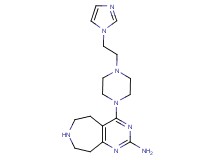 4-{4-[2-(1H-imidazol-1-yl)ethyl]piperazin-1-yl}-6,7,8,9-tetrahydro-5H-pyrimido[4,5-d]azepin-2-amine