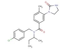 N-(sec-butyl)-N-(4-chlorobenzyl)-4-methyl-3-(2-oxo-1-imidazolidinyl)benzamide