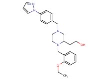 2-{1-(2-ethoxybenzyl)-4-[4-(1H-pyrazol-1-yl)benzyl]-2-piperazinyl}ethanol