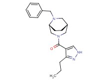(1R*,5R*)-6-benzyl-3-[(3-propyl-1H-pyrazol-4-yl)carbonyl]-3,6-diazabicyclo[3.2.2]nonane