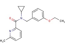 N-cyclopropyl-N-(3-ethoxybenzyl)-6-methylpyridine-2-carboxamide
