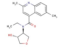 N-ethyl-N-[(3S*,4R*)-4-hydroxytetrahydro-3-furanyl]-2,6-dimethyl-4-quinolinecarboxamide