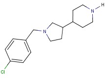 4-[1-(4-chlorobenzyl)-3-pyrrolidinyl]piperidine