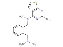 N-{2-[(dimethylamino)methyl]benzyl}-N,2-dimethylthieno[2,3-d]pyrimidin-4-amine