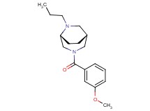 (1R*,5R*)-3-(3-methoxybenzoyl)-6-propyl-3,6-diazabicyclo[3.2.2]nonane