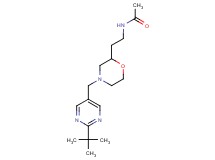 N-(2-{4-[(2-tert-butylpyrimidin-5-yl)methyl]morpholin-2-yl}ethyl)acetamide