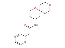 N-1,9-dioxaspiro[5.5]undec-4-yl-2-pyrazin-2-ylacetamide