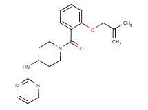 N-(1-{2-[(2-methylprop-2-en-1-yl)oxy]benzoyl}piperidin-4-yl)pyrimidin-2-amine