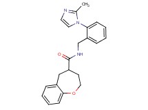 N-[2-(2-methyl-1H-imidazol-1-yl)benzyl]-2,3,4,5-tetrahydro-1-benzoxepine-4-carboxamide