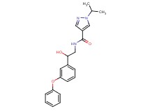 N-[2-hydroxy-2-(3-phenoxyphenyl)ethyl]-1-isopropyl-1H-pyrazole-4-carboxamide