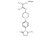 1-[4-(4-{[(1S)-1,2-dimethylpropyl]amino}piperidin-1-yl)phenyl]-5-methylpyrrolidin-2-one
