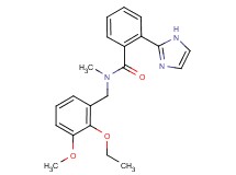 N-(2-ethoxy-3-methoxybenzyl)-2-(1H-imidazol-2-yl)-N-methylbenzamide