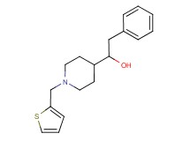 2-phenyl-1-[1-(2-thienylmethyl)-4-piperidinyl]ethanol