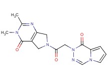 2,3-dimethyl-6-[(1-oxopyrrolo[1,2-d][1,2,4]triazin-2(1H)-yl)acetyl]-3,5,6,7-tetrahydro-4H-pyrrolo[3,4-d]pyrimidin-4-one