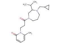 1-{3-[4-(cyclopropylmethyl)-3-isopropyl-1,4-diazepan-1-yl]-3-oxopropyl}-6-methyl-2(1H)-pyridinone