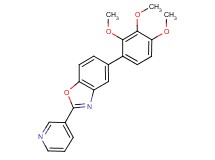 2-pyridin-3-yl-5-(2,3,4-trimethoxyphenyl)-1,3-benzoxazole