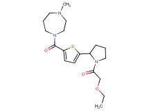 1-({5-[1-(ethoxyacetyl)-2-pyrrolidinyl]-2-thienyl}carbonyl)-4-methyl-1,4-diazepane