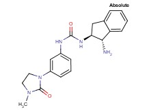 N-[(1S,2S)-1-amino-2,3-dihydro-1H-inden-2-yl]-N'-[3-(3-methyl-2-oxo-1-imidazolidinyl)phenyl]urea hydrochloride