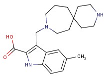3-(3,9-diazaspiro[5.6]dodec-9-ylmethyl)-5-methyl-1H-indole-2-carboxylic acid dihydrochloride
