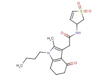 2-(1-butyl-2-methyl-4-oxo-4,5,6,7-tetrahydro-1H-indol-3-yl)-N-(1,1-dioxido-2,3-dihydro-3-thienyl)acetamide