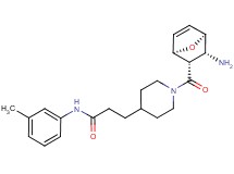 3-(1-{[(1R*,2S*,3R*,4S*)-3-amino-7-oxabicyclo[2.2.1]hept-5-en-2-yl]carbonyl}piperidin-4-yl)-N-(3-methylphenyl)propanamide