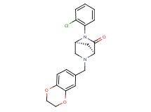 (1S*,4S*)-2-(2-chlorophenyl)-5-(2,3-dihydro-1,4-benzodioxin-6-ylmethyl)-2,5-diazabicyclo[2.2.1]heptan-3-one